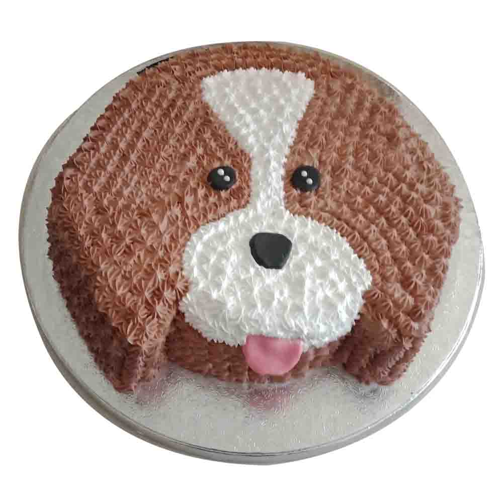 (556) Pet Dog Face Cake